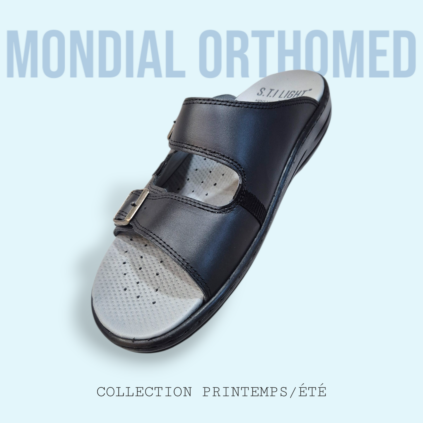 CLAQUETTE HOMME NOIR STI LIGHT 022