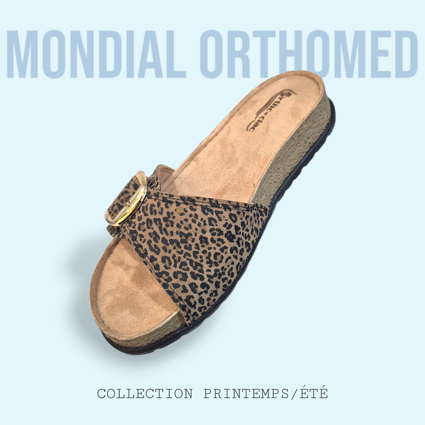 Claquette Femme Tigrée ORTHO-CLAQ L8-TI