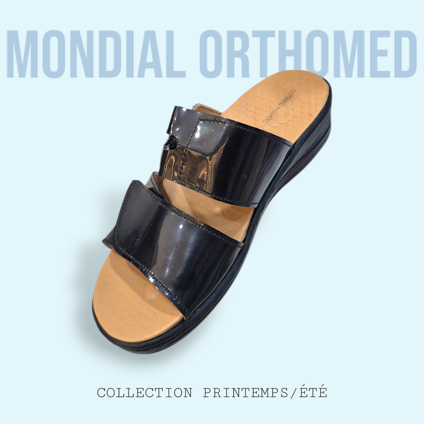 Sabot Femme Amovible Noir ORTHO-CLAQ A3-N