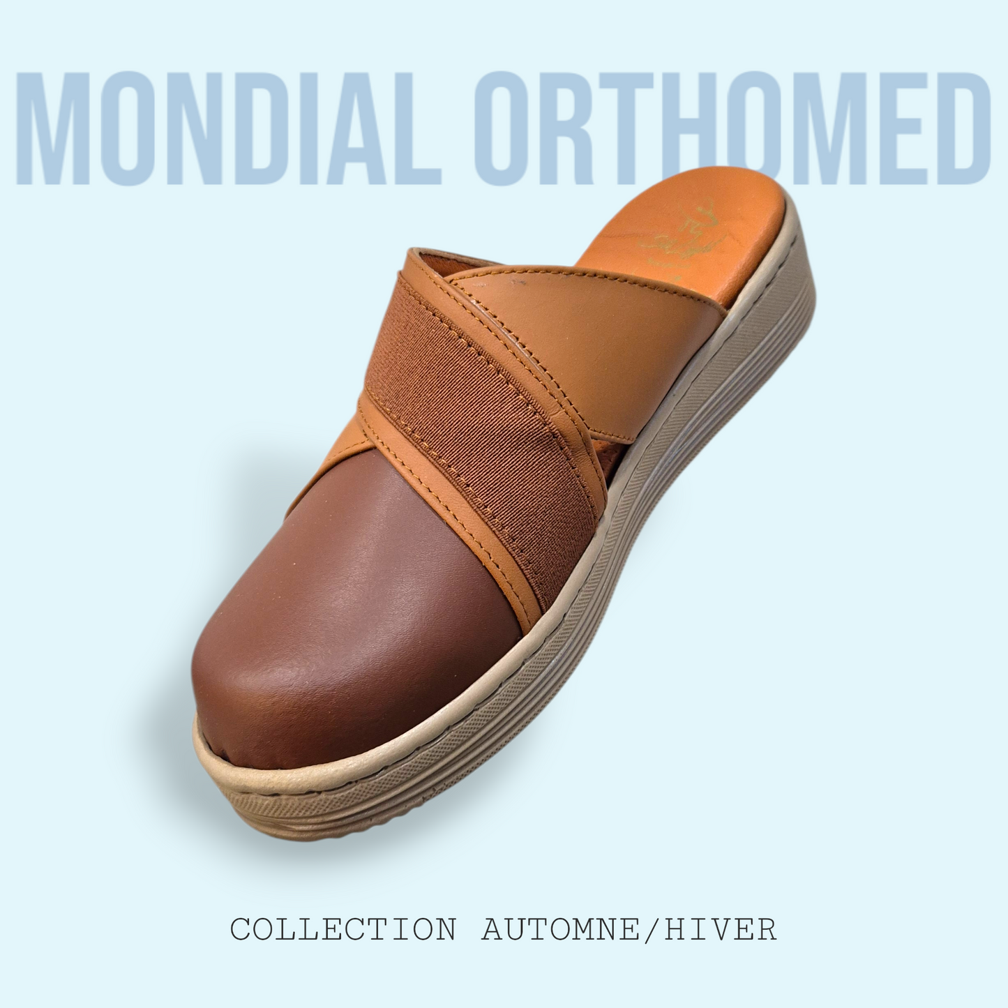 STI LIGHT FS017 SABOT CARAMEL FEMME
