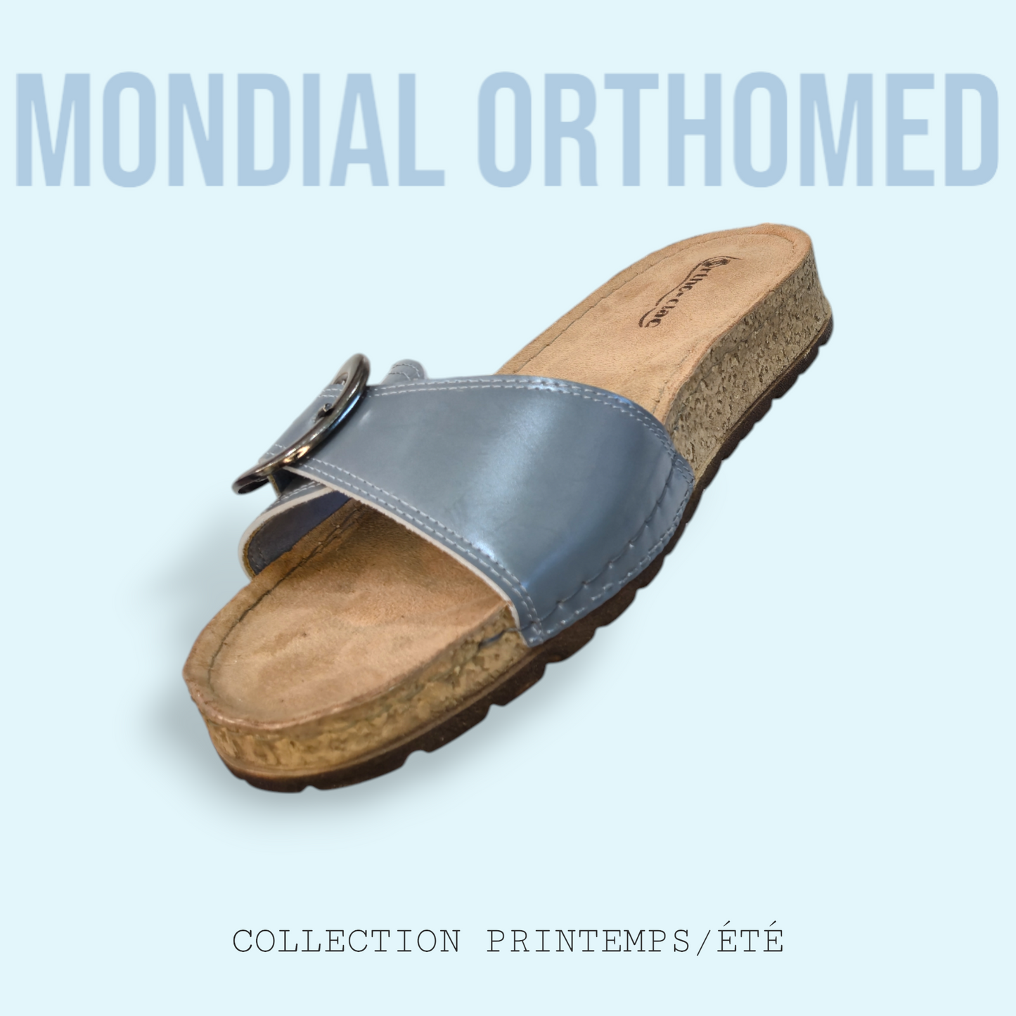 CLAQUETTE FEMME GRIS Ortho-clac L508