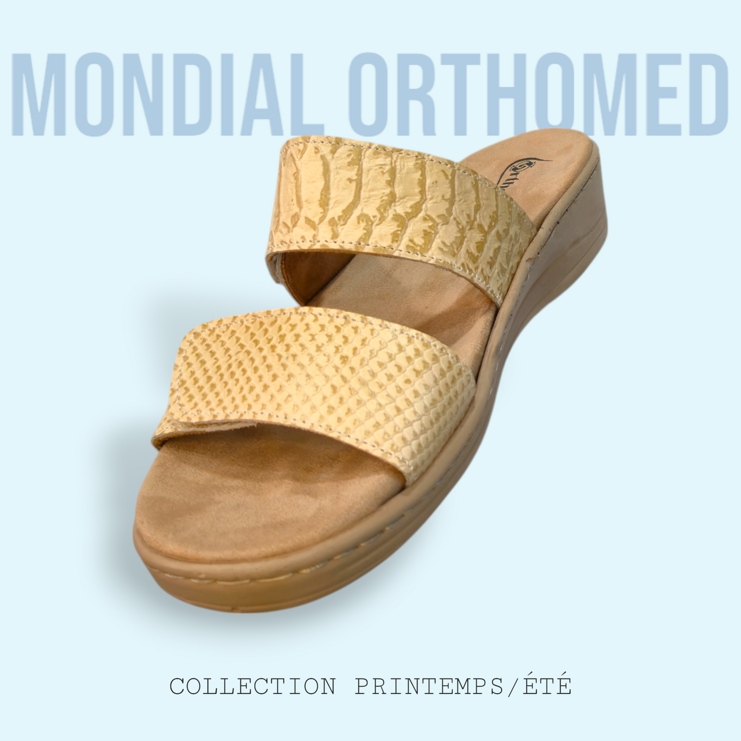 CLAQUETTE FEMME TAUPE Ortho-clac A200