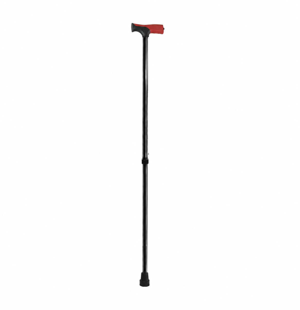 Canne en T MOM 929 L – Poignée Confort Rouge
