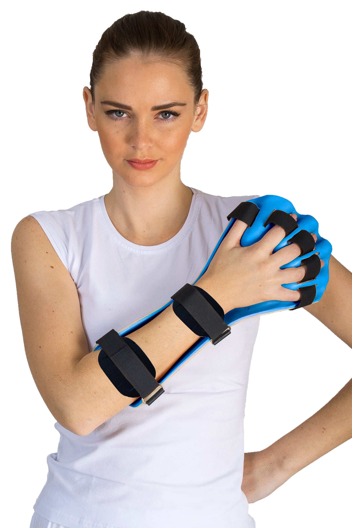 ATTELLE THERMOPLASTIQUE ANTI SPATISTIQUE DROITE D-4105