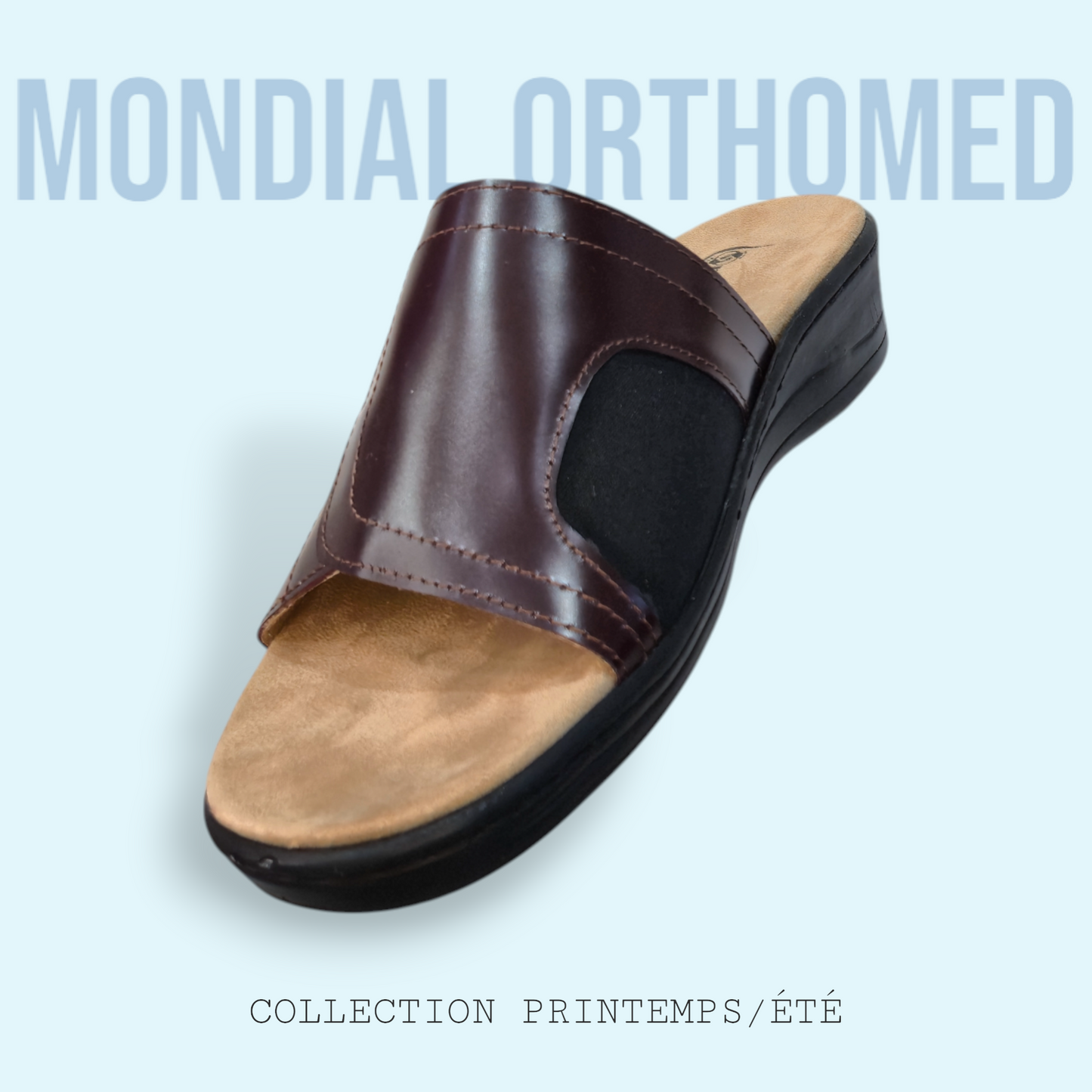 CLAQUETTE FEMME MARRON Ortho-clac HVN