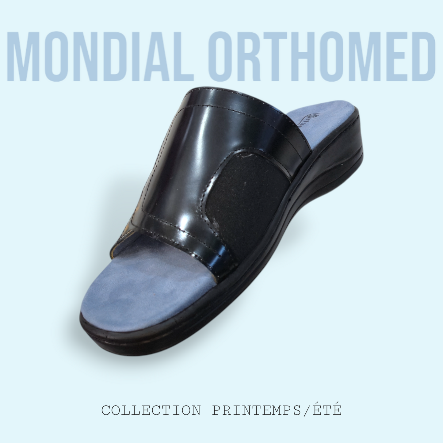 CLAQUETTE FEMME NOIR Ortho-clac HVN
