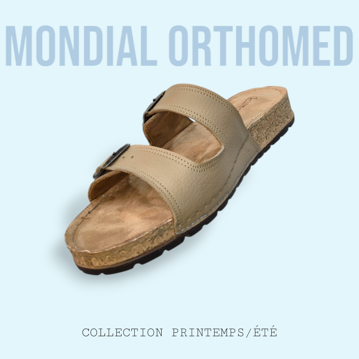CLAQUETTE FEMME TAUPE Ortho-clac L510