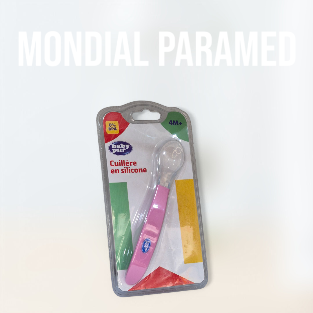 Cuillère d'Apprentissage en Silicone Doux