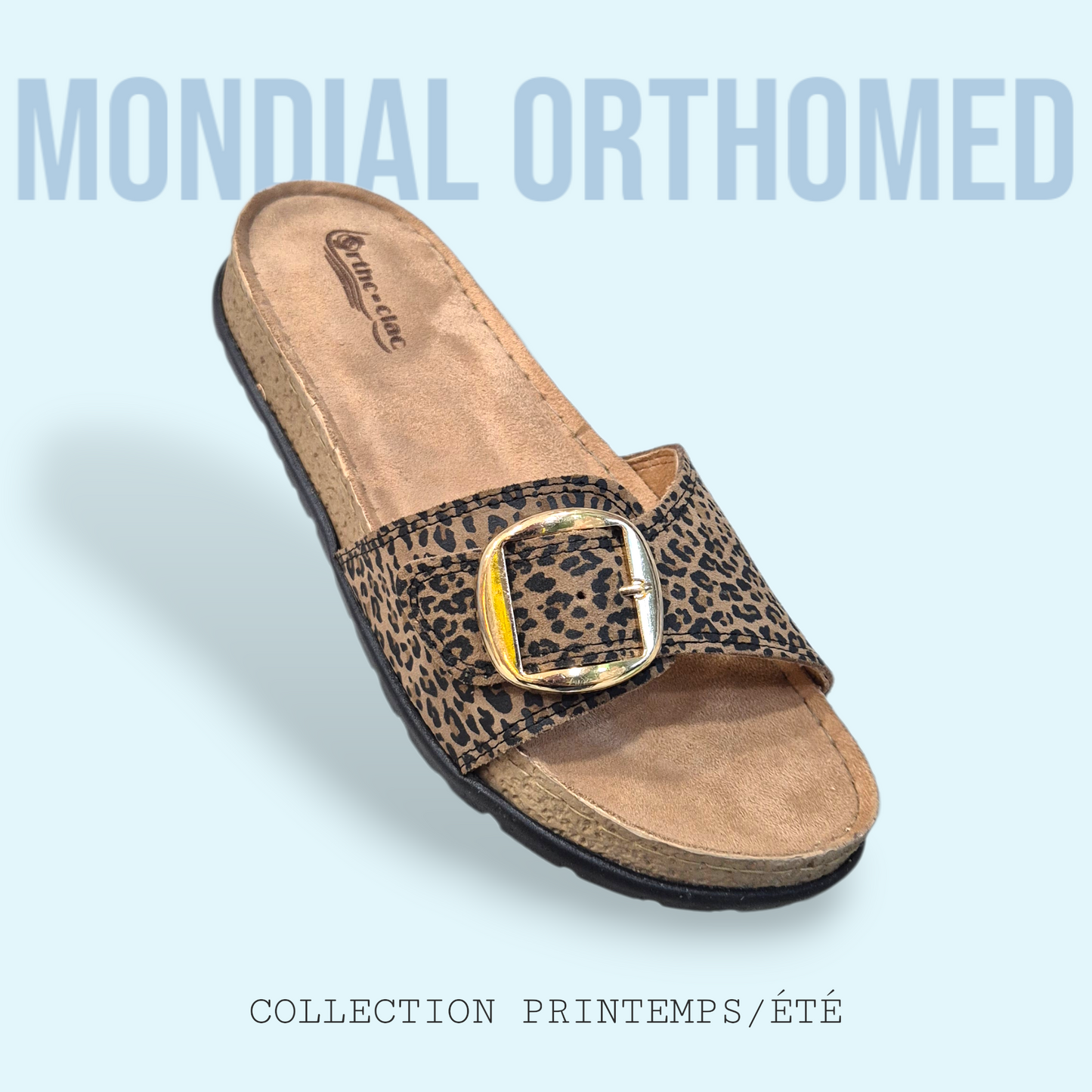 Claquette Femme Tigrée ORTHO-CLAQ L8-TI