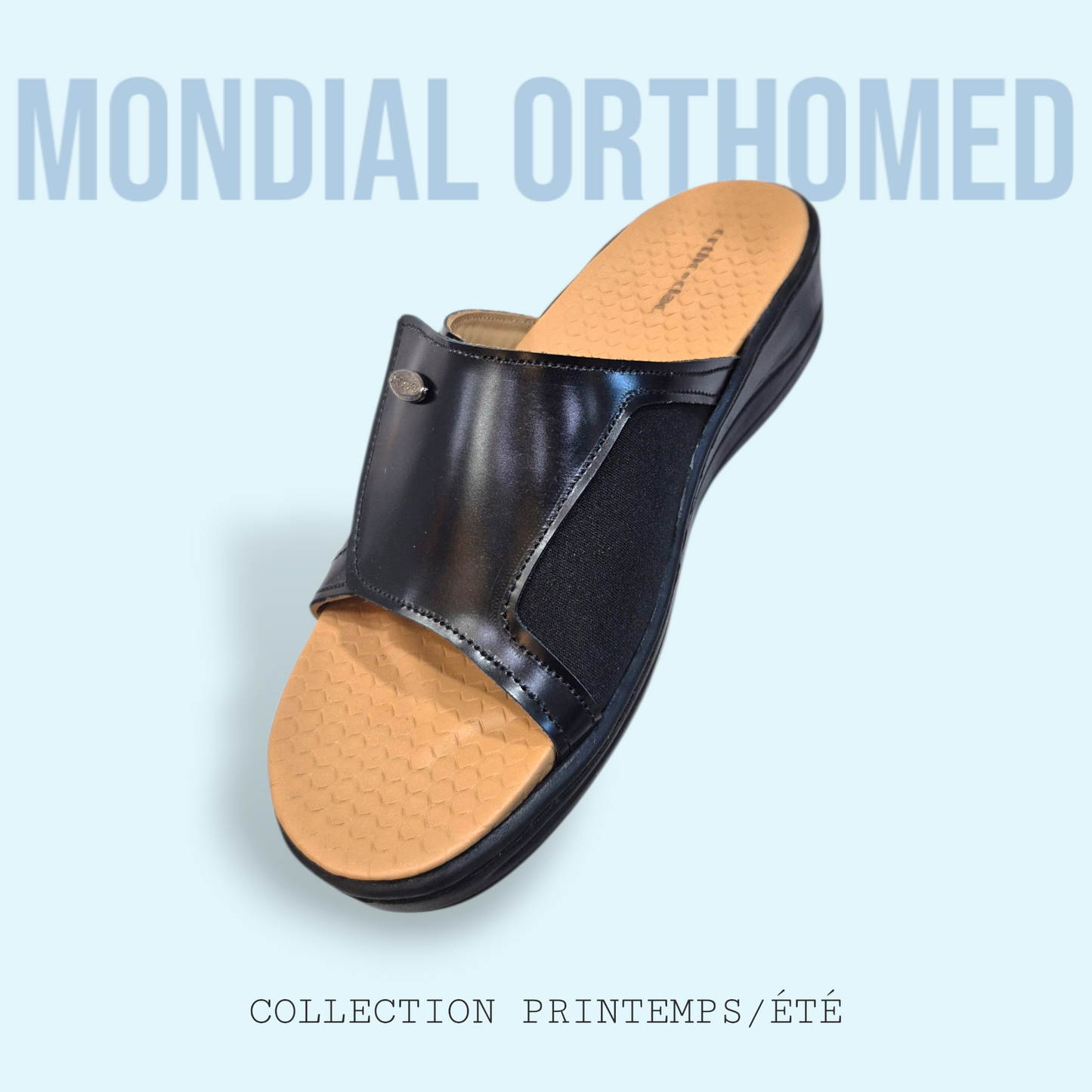 Sabot Femme Hallux Valgus Noir ORTHO-CLAQ HVN