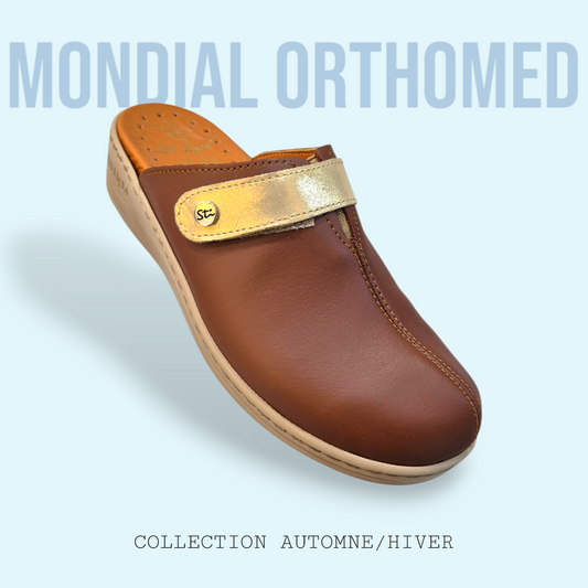 Sabot Femme Caramel Doré STI LIGHT EV012HL
