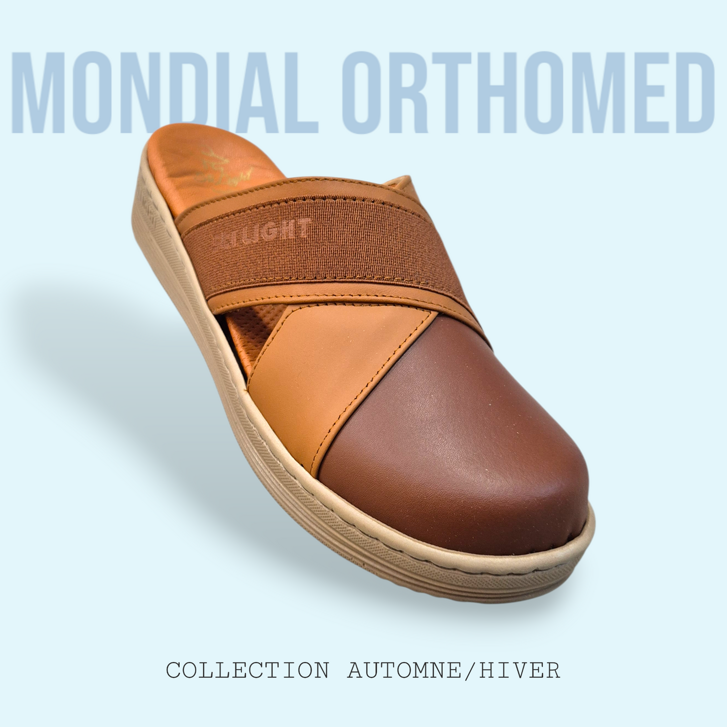 STI LIGHT FS017 SABOT CARAMEL  FEMME