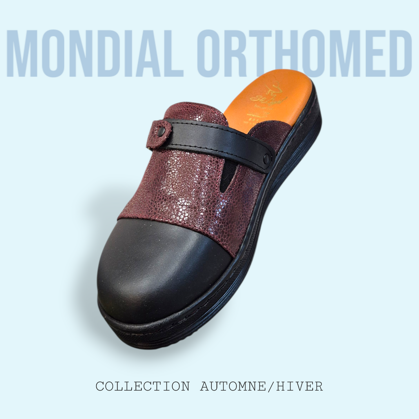 Sabot Femme NOIR BORDEAU STI FS08