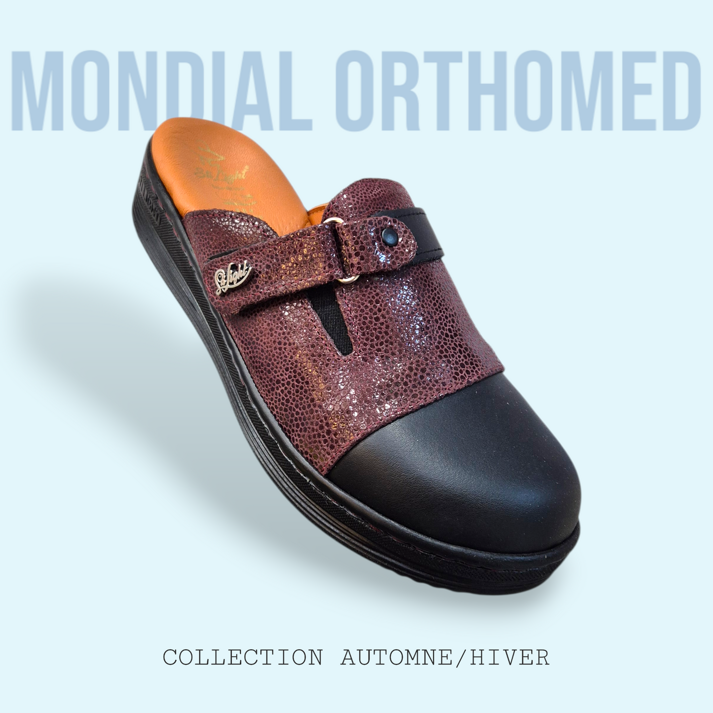 Sabot Femme NOIR BORDEAU STI FS08