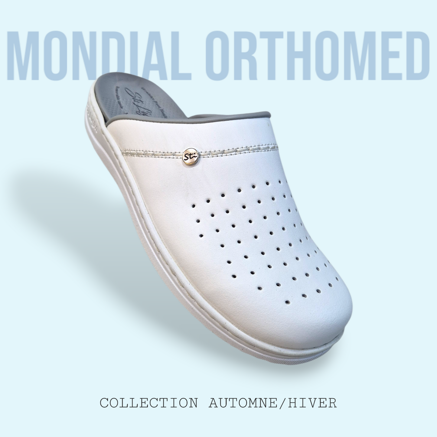 STI AP08P  SABOT BLANC FEMME