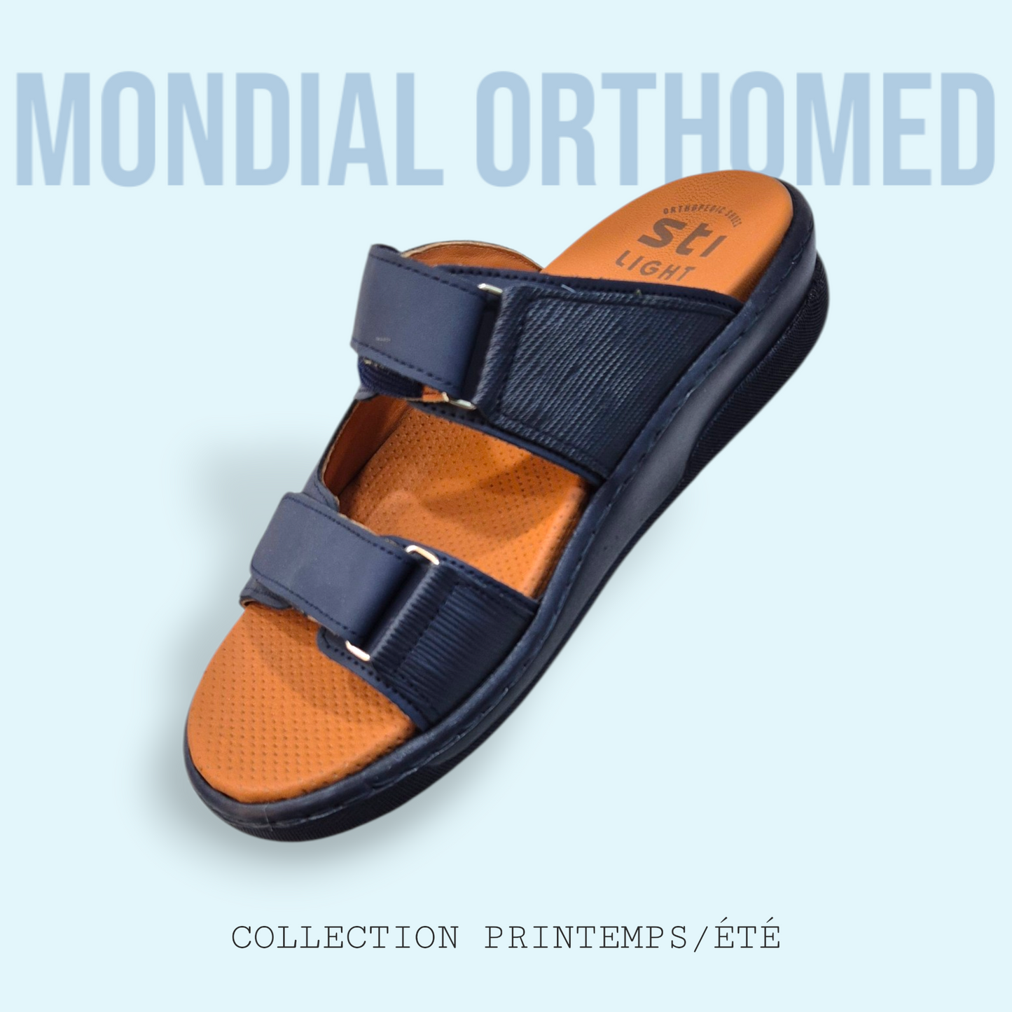 CLAQUETTE HOMME Bleu Nuit STI FT02