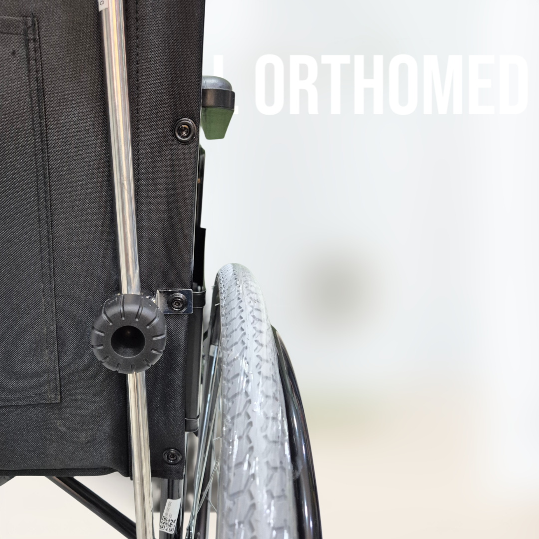 Potence Porte-Sérum Réglable pour Fauteuil Roulant