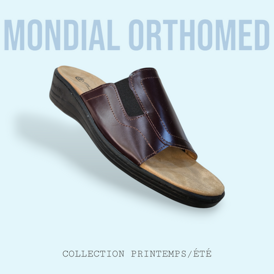 CLAQUETTE FEMME MARRON Ortho-clac HVN