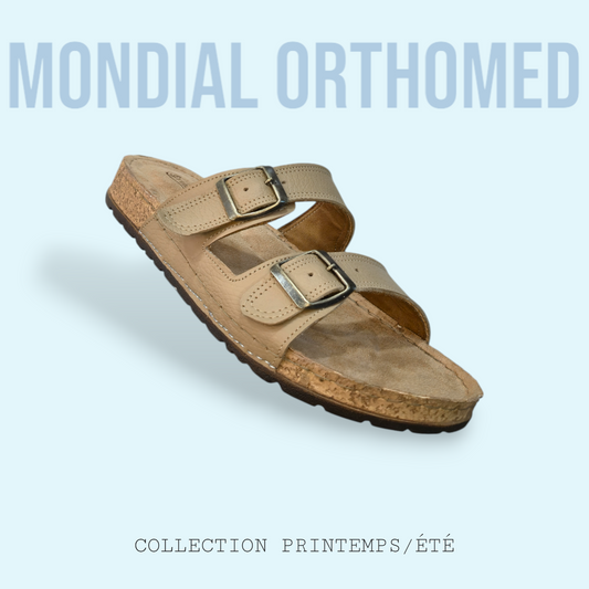 CLAQUETTE FEMME TAUPE Ortho-clac L510