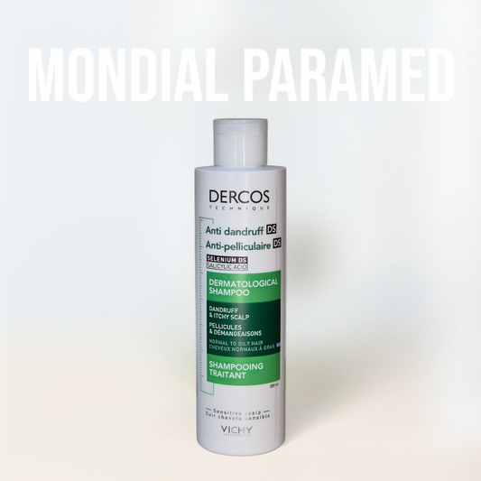 Shampoing anti pelliculaire cheveux normaux a gras dercos vichy