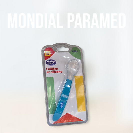 Cuillère d'Apprentissage en Silicone Doux